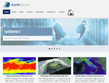 Tablet Screenshot of earthserver.eu